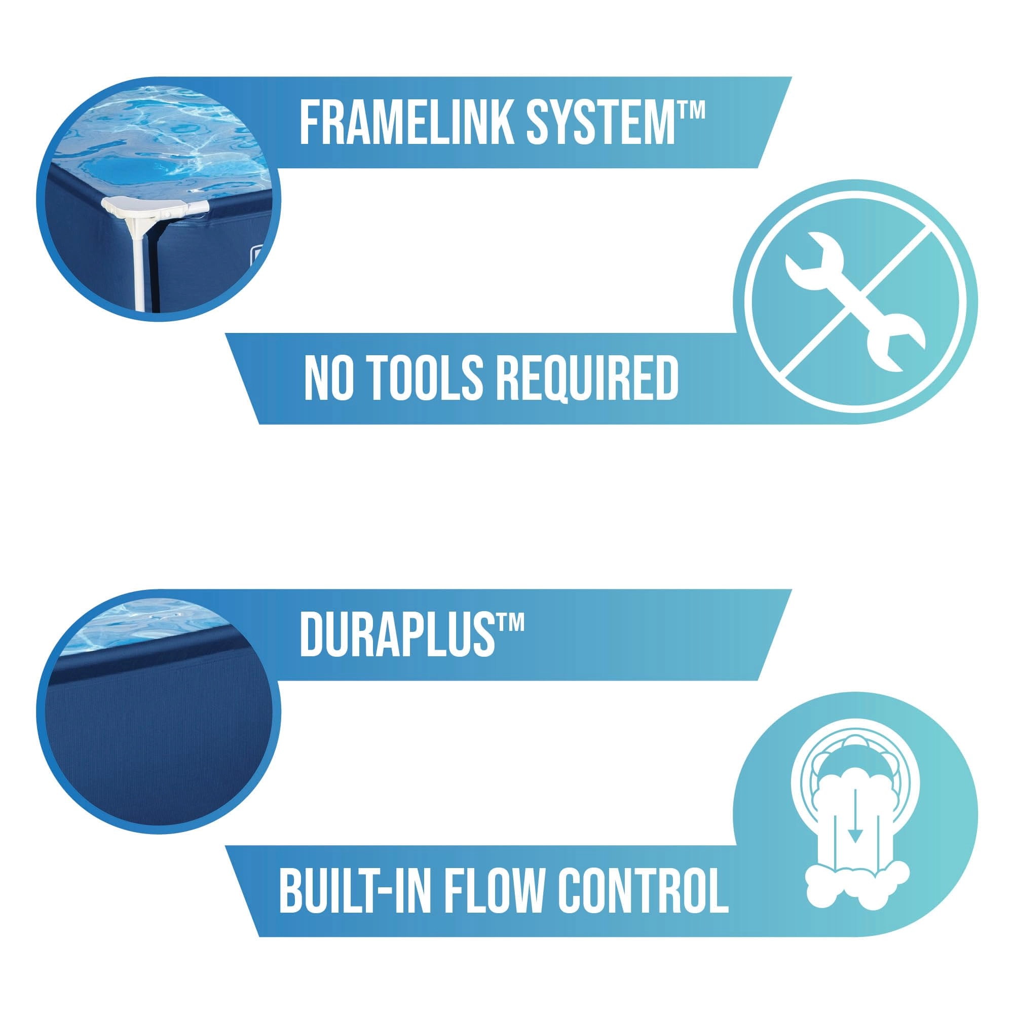 Steel Pro Rectangular Pool - 3,300 L