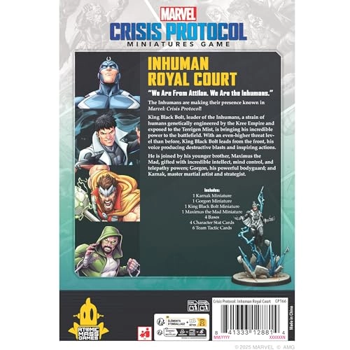 Marvel: Crisis Protocol Inhuman Royal Court Character Pack