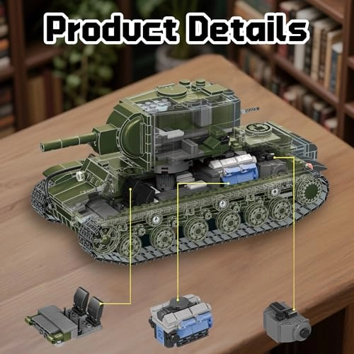 KV-2 Tank - 1321pcs