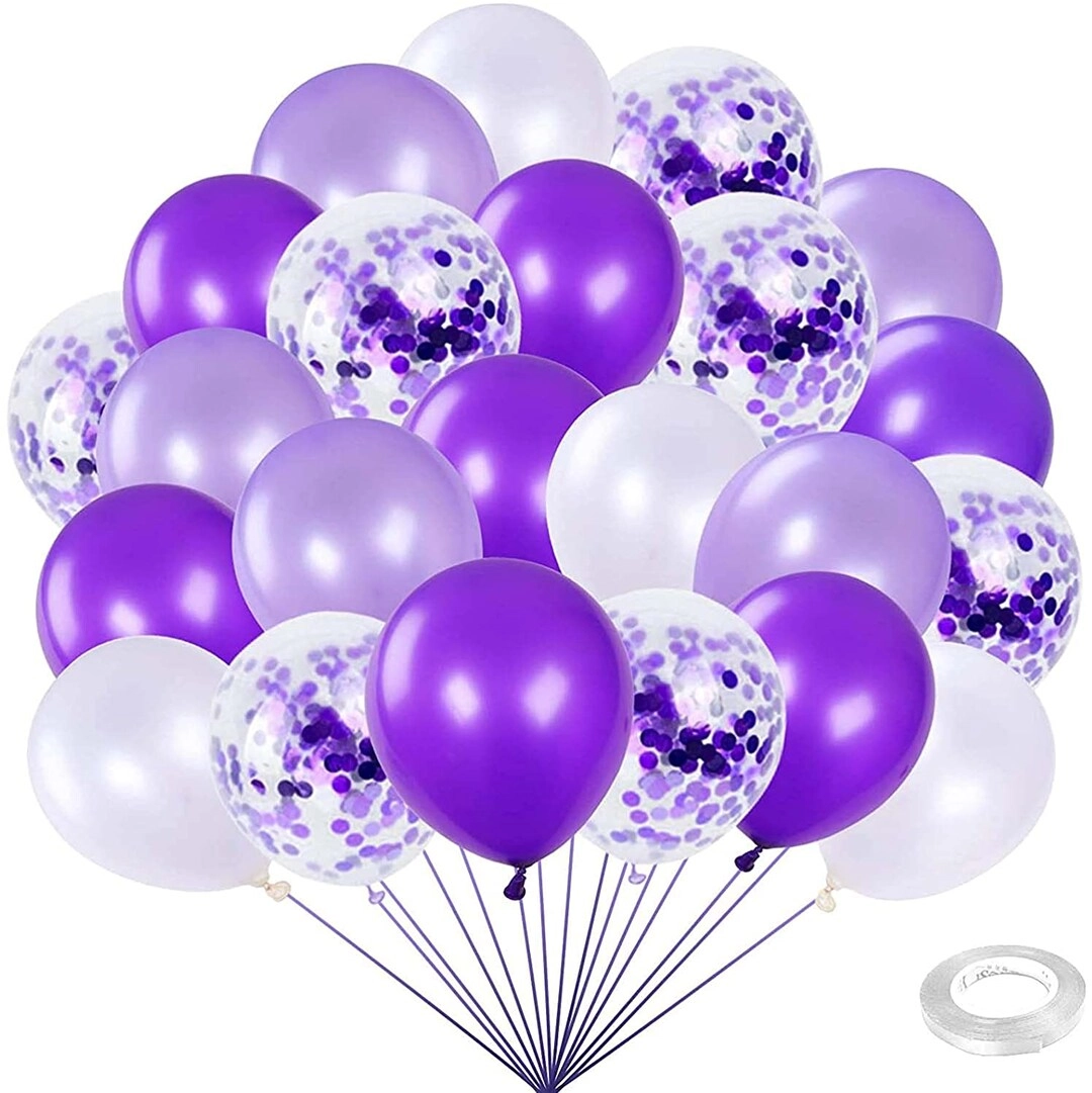 24-Pieces Latex Confetti Balloons - Father's Day