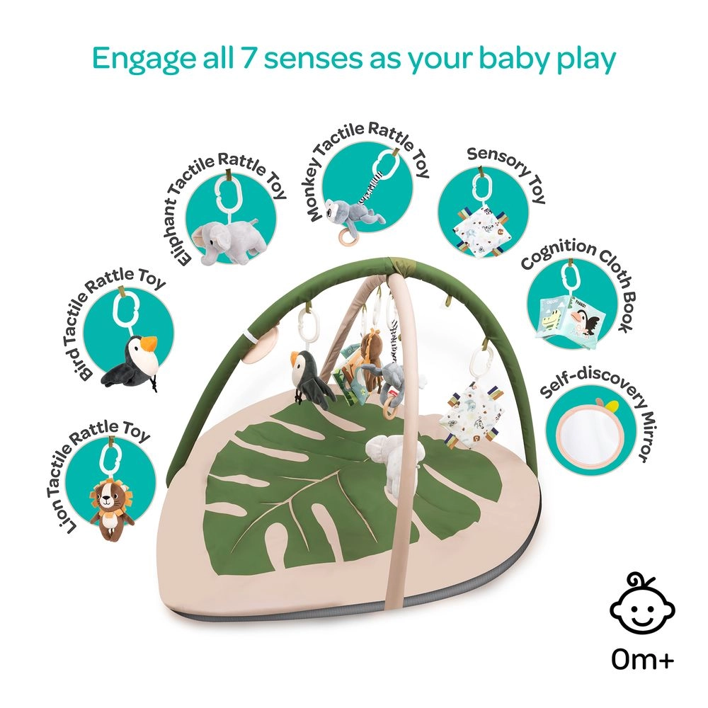Forest Theme Baby Playmat - 0 months