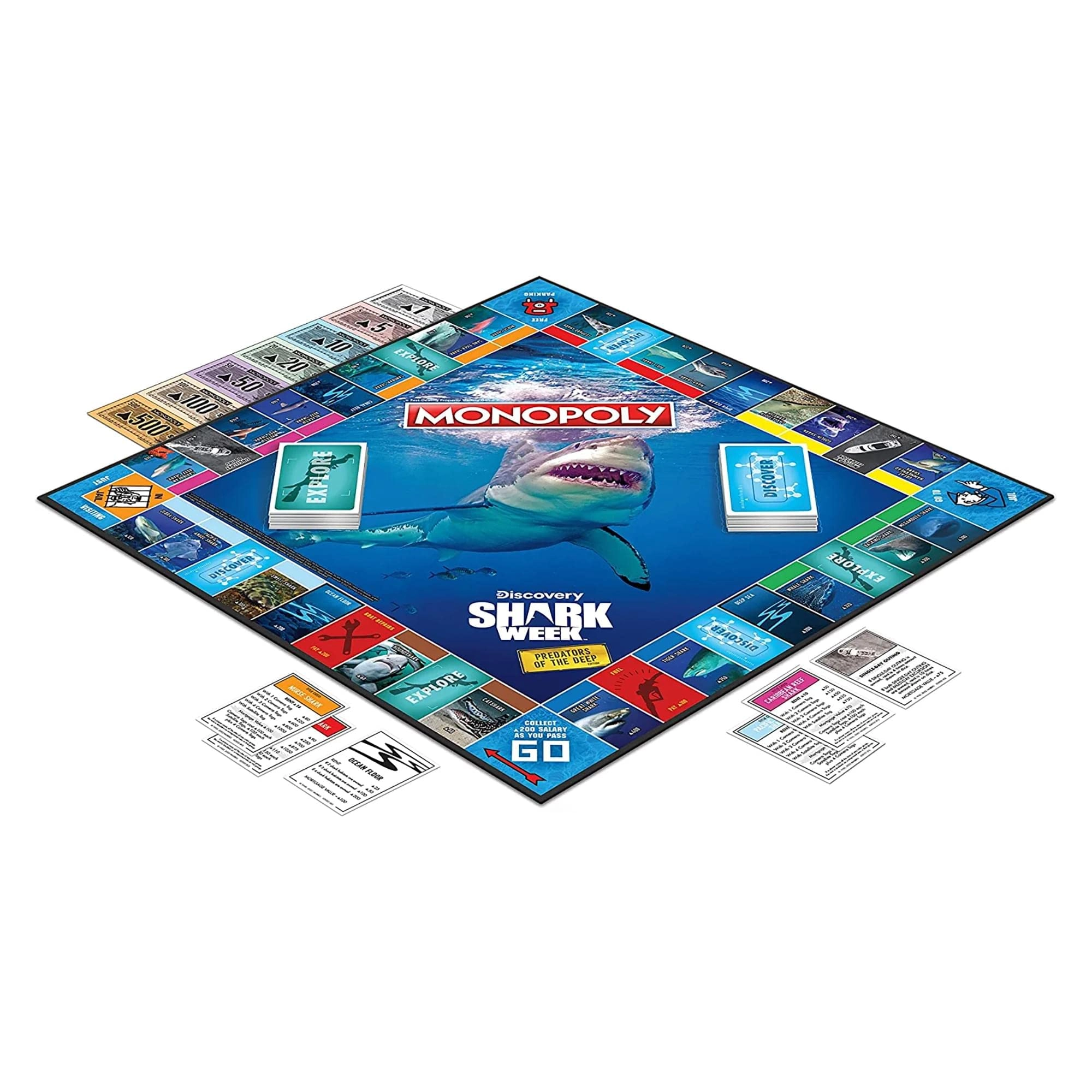 USAopoly Monopoly: Predators of The Deep