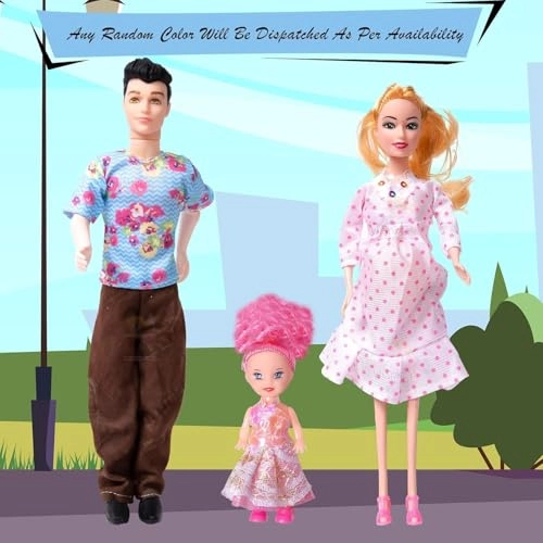 Pregnant Doll Set - Plastic Multicolor Ages 6+