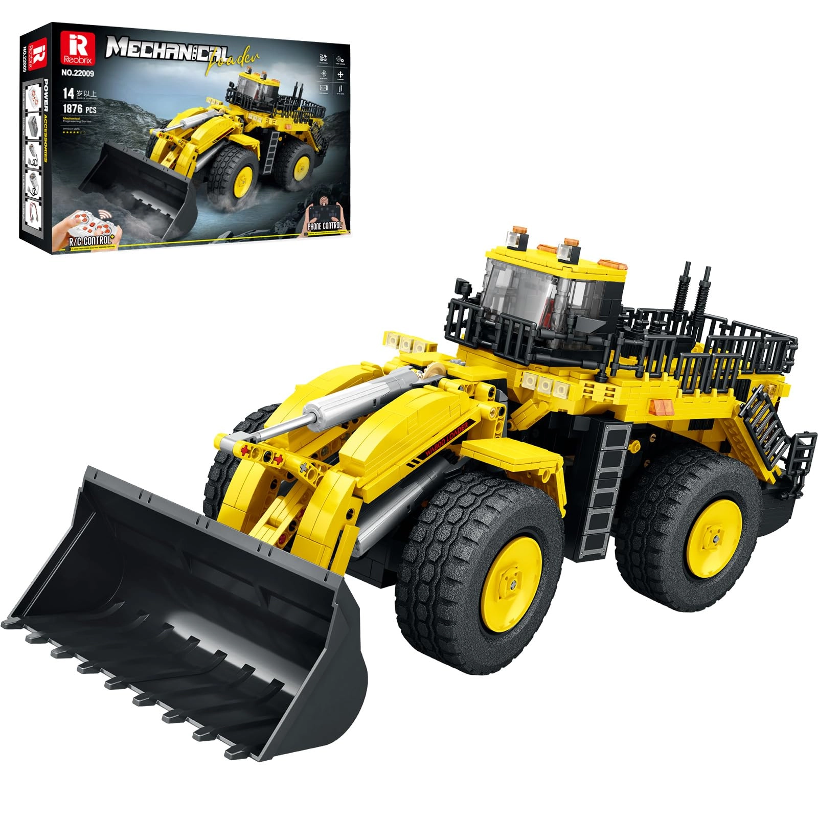 Reobrix Bulldozer - 1876 pcs
