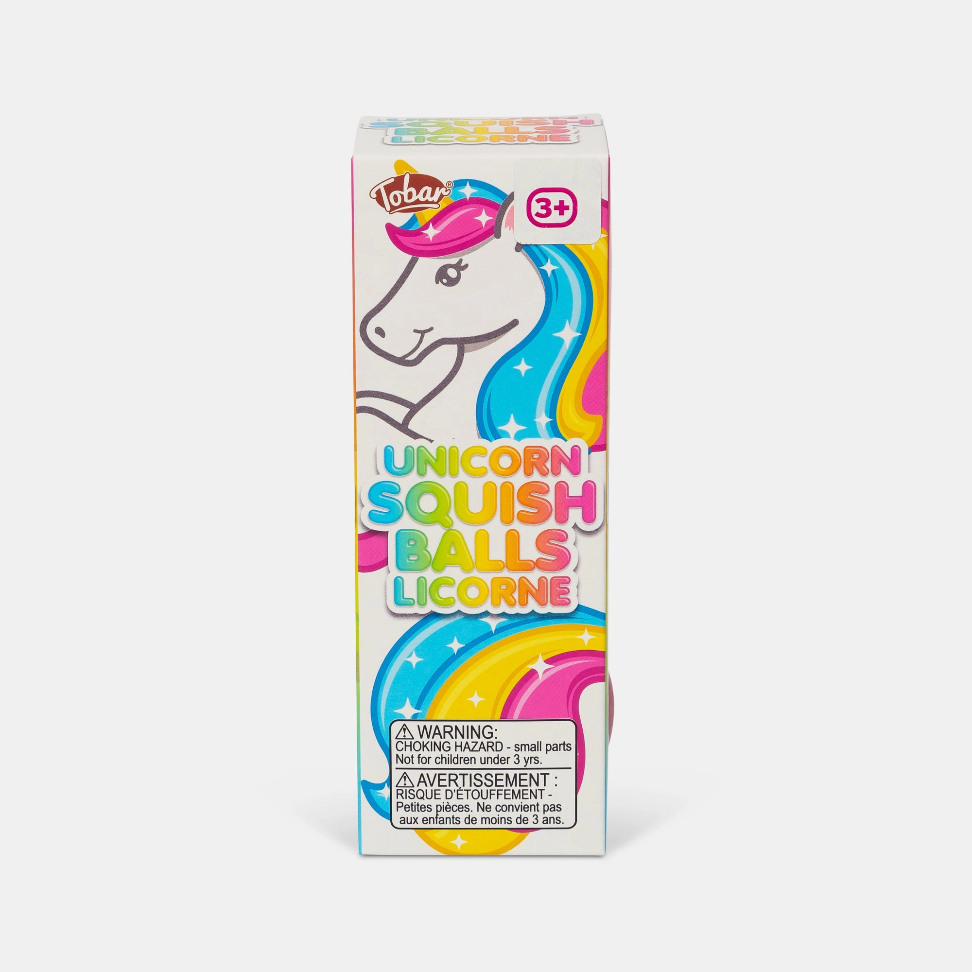 BORDERS Unicorn Squish Balls Licorne 14 cm 3 pcs