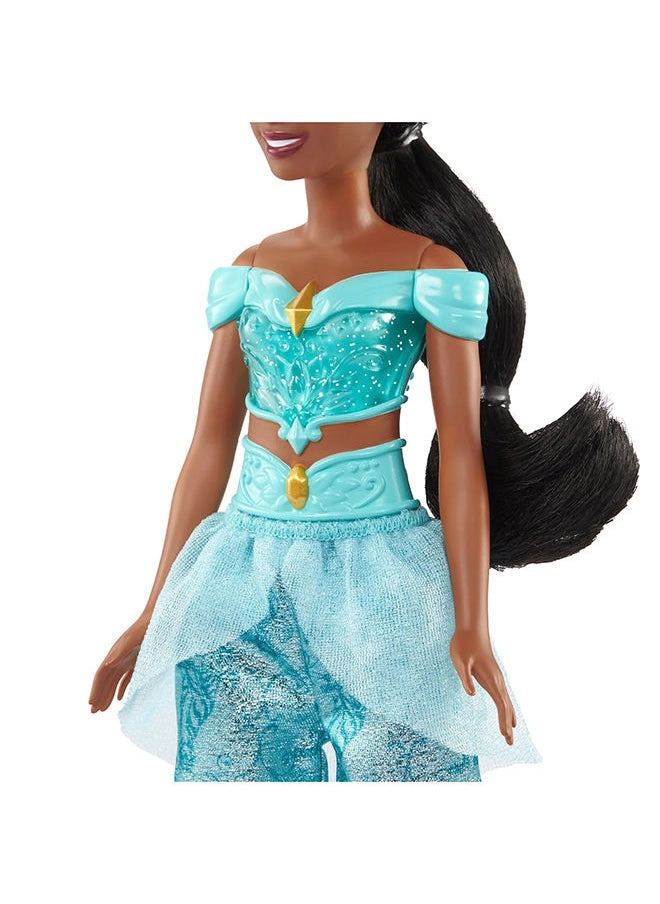 Princess Jasmine Fashion Doll - 32.5 cm Glitter Blue Ages 60+