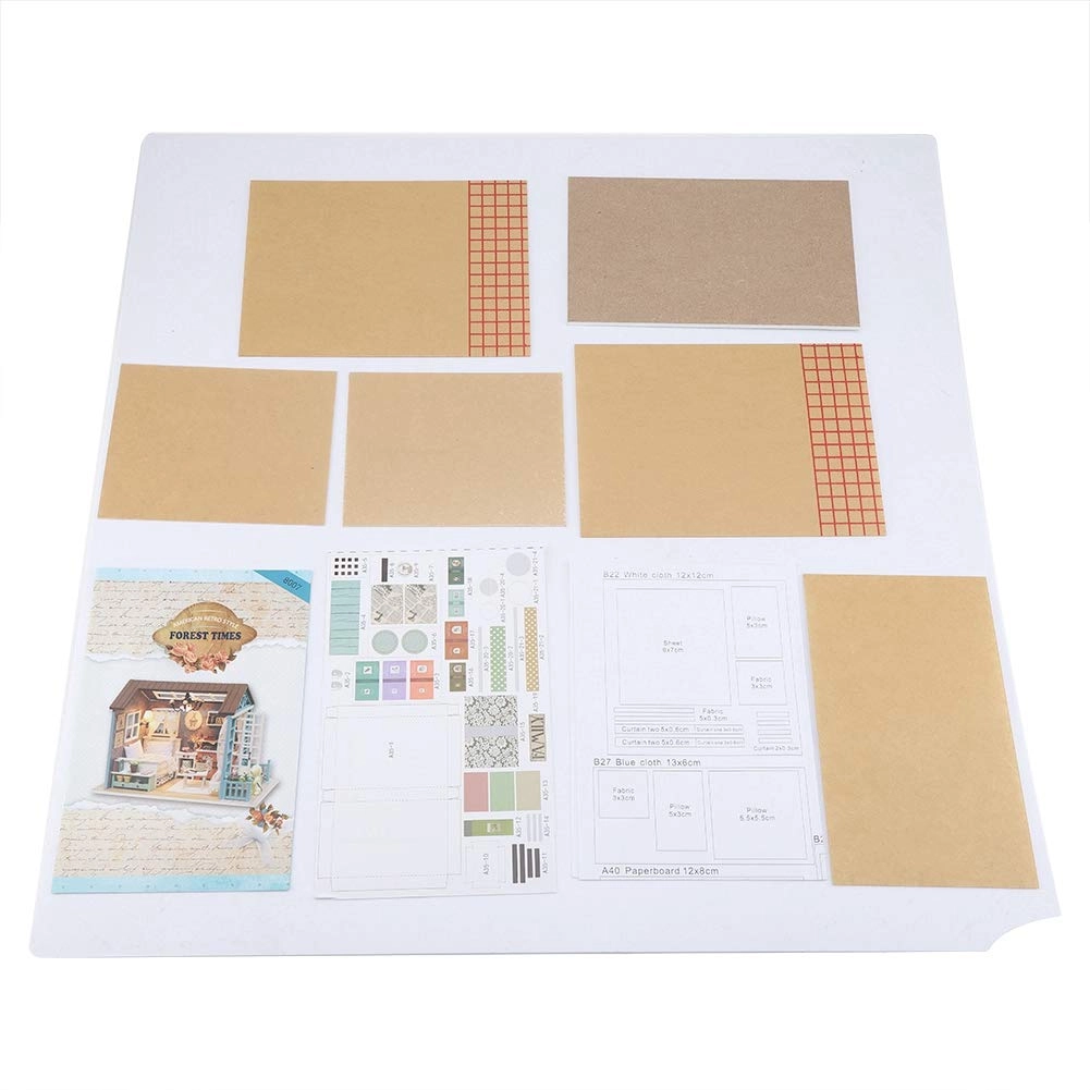 Miniature Wooden House - LED Light DIY