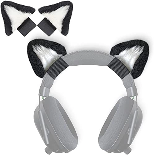 Cat Ears Headphone Attachment for Logitech G PRO HypreX Cloud/Cloud Flight - Adjustable