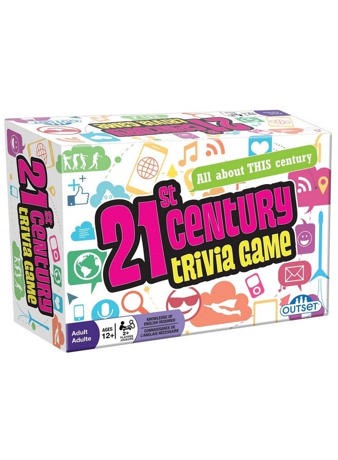 Outset Media 21st Century Trivia Game - Party Game 1200 Trivia Questions