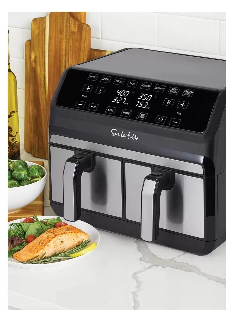 Digital Dual Basket Air Fryer SLT-1802
