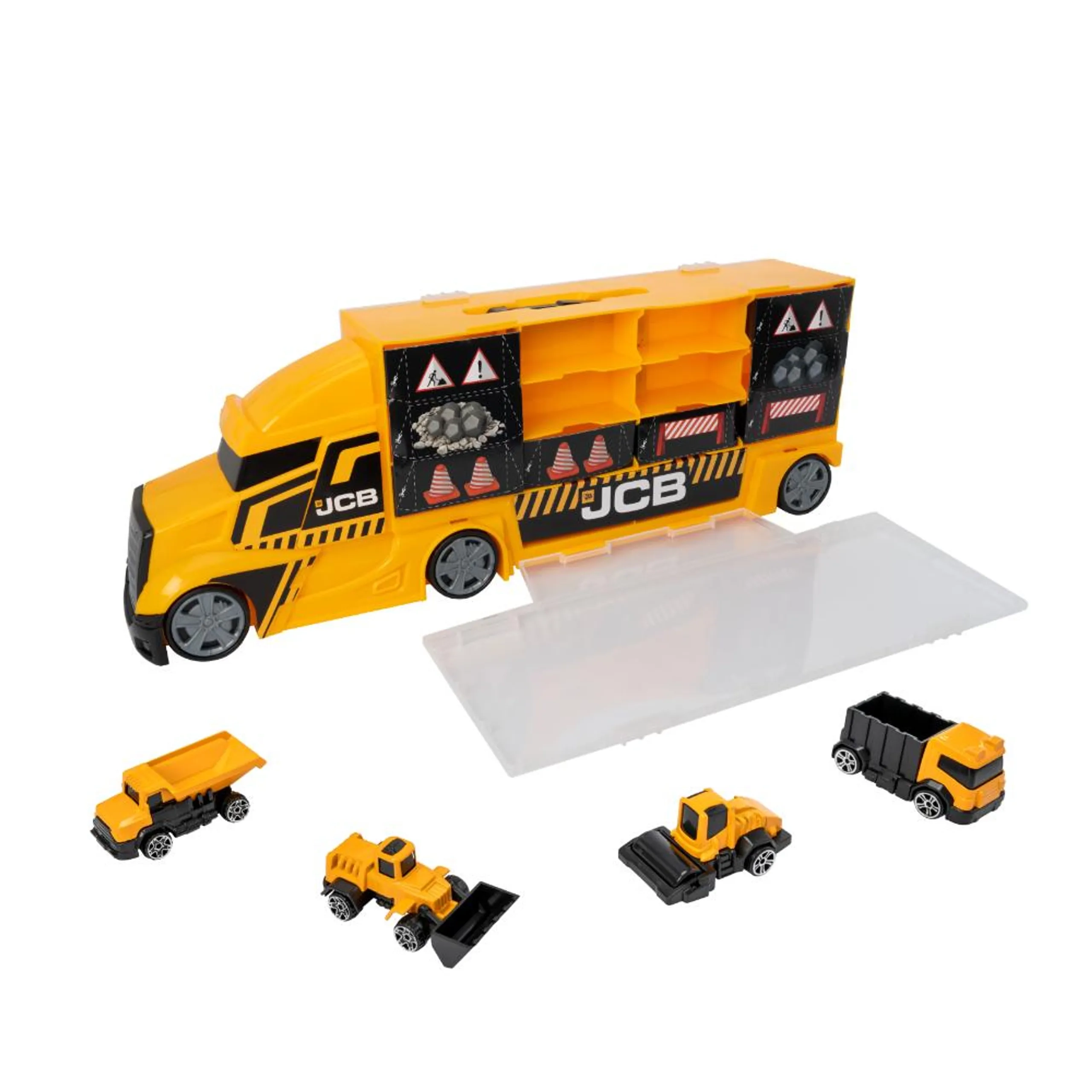 Construction Transporter - 1 transporter 4 die-cast trucks