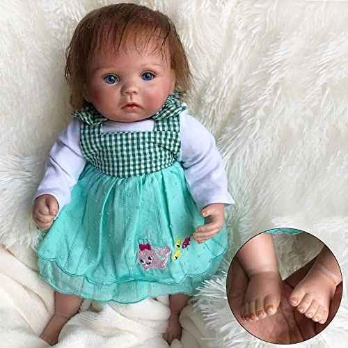 Reborn Baby Doll - 15 Inch Vinyl Mohair