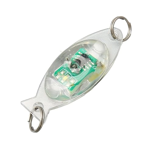 LED Fishing Lure Light - 10Pcs Eye Shape Deep Drop