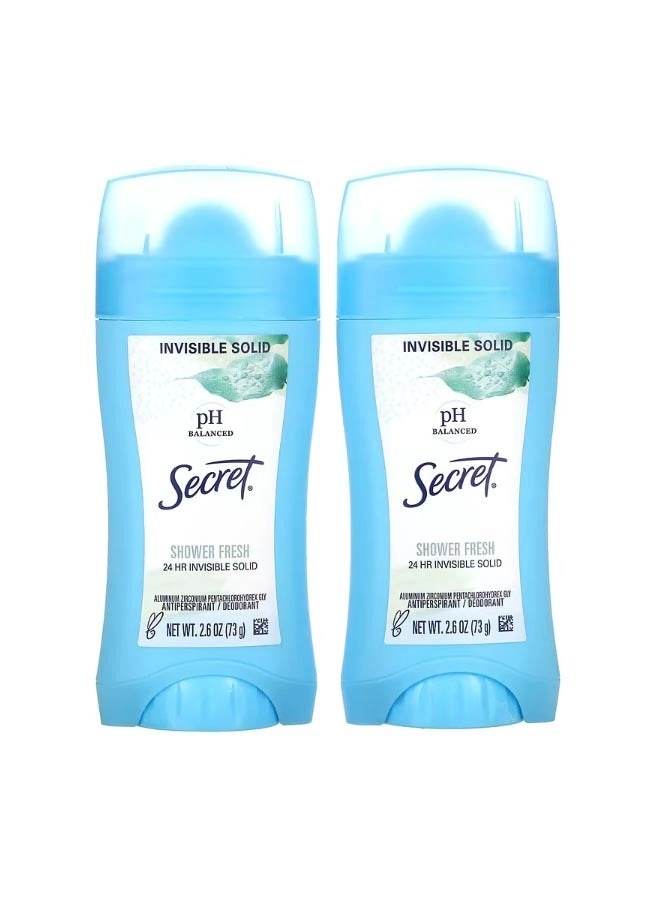 pH Balanced Antiperspirant/Deodorant - Shower Fresh 73 g Twin Pack