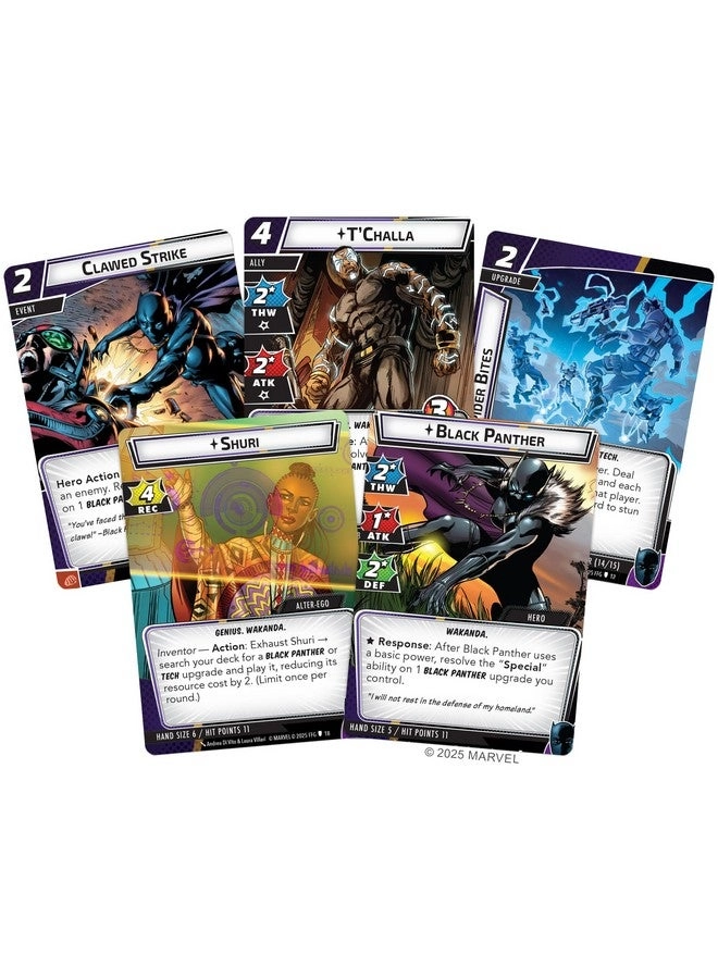 Marvel Champions The Card Game: Black Panther Hero Pack - Cooperative Strategy Game