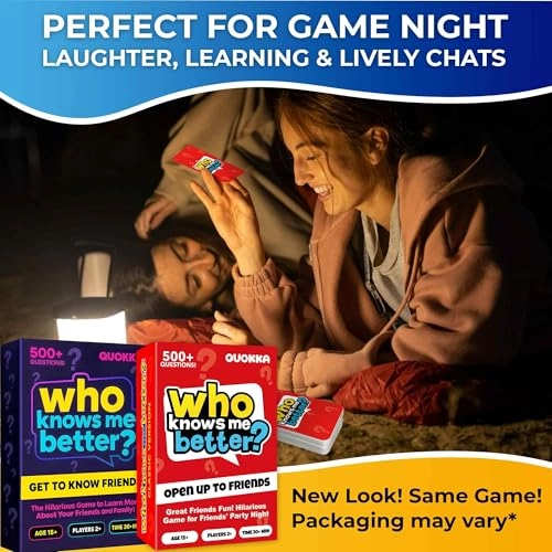 Who Knows Me Better - Card Quiz Game