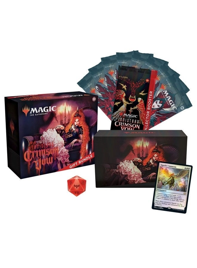 Innistrad: Crimson Vow Set Booster - 8pcs + Innistrad: Crimson Vow Collector Booster - 1pcs + Innistrad: Crimson Vow Accessories - 40pcs