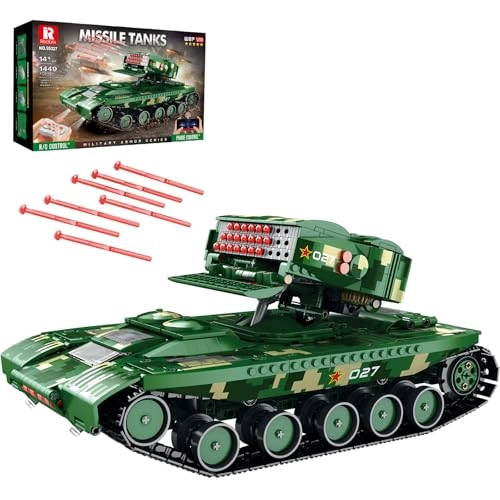 Military Missile Tank - 1488 pcs for ages 14+