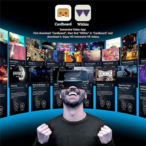 VR Headset - Lightweight Adjustable 5-7 inch