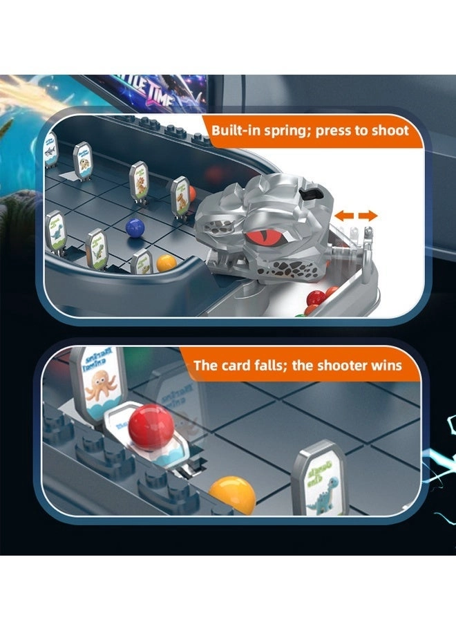 Dinosaur vs Shark Battle Plate