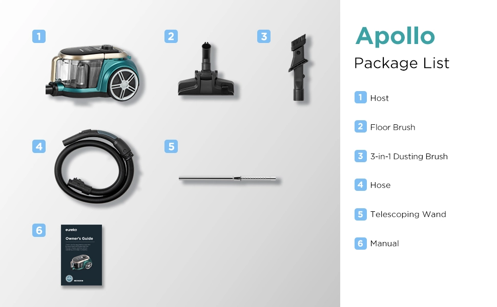 Apollo - 2000W 2.2L Bagless