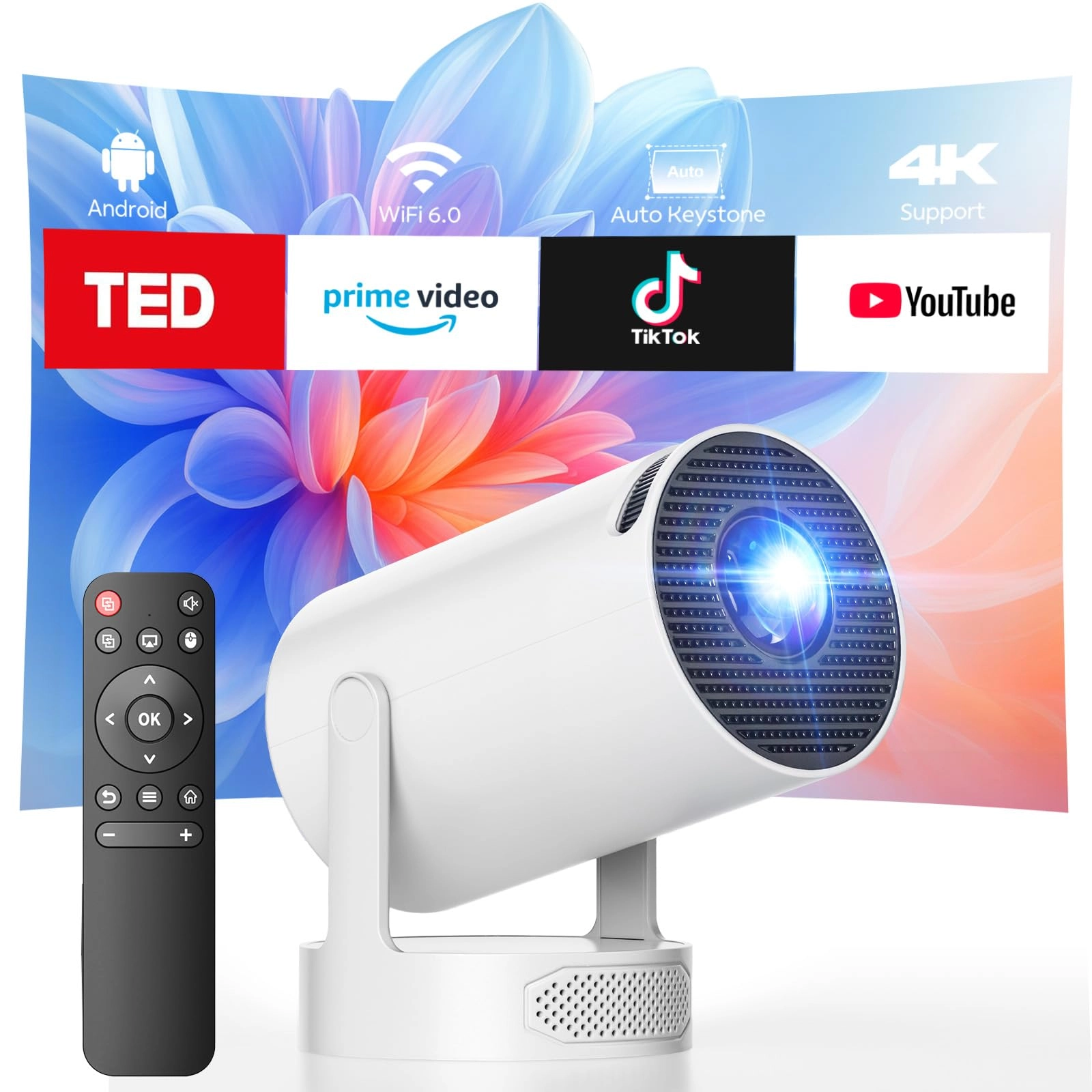 CAMWORLD Mini Projector 300 ANSI lumens 1920 x 1080 pixels