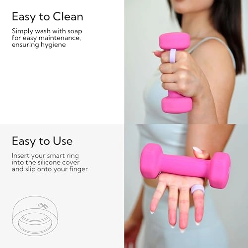 Smart Ring Protector - M for 6/7/8/9 Silicone Black