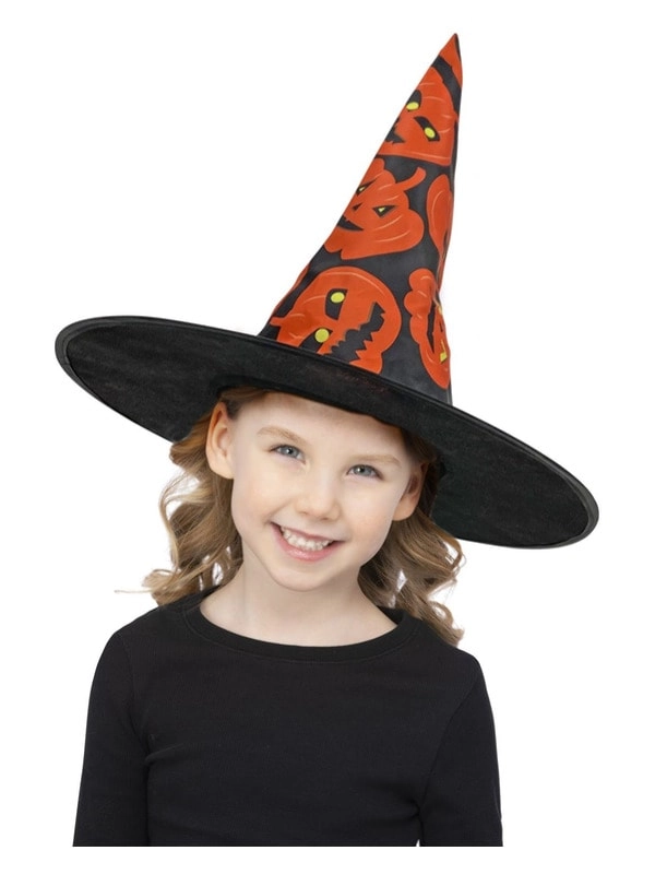 Party Zone Pumpkin Witch Hat - Child Size