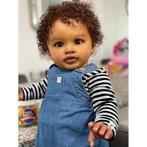 Pippa Reborn Baby Doll - 26 Inch African American Ages 3+