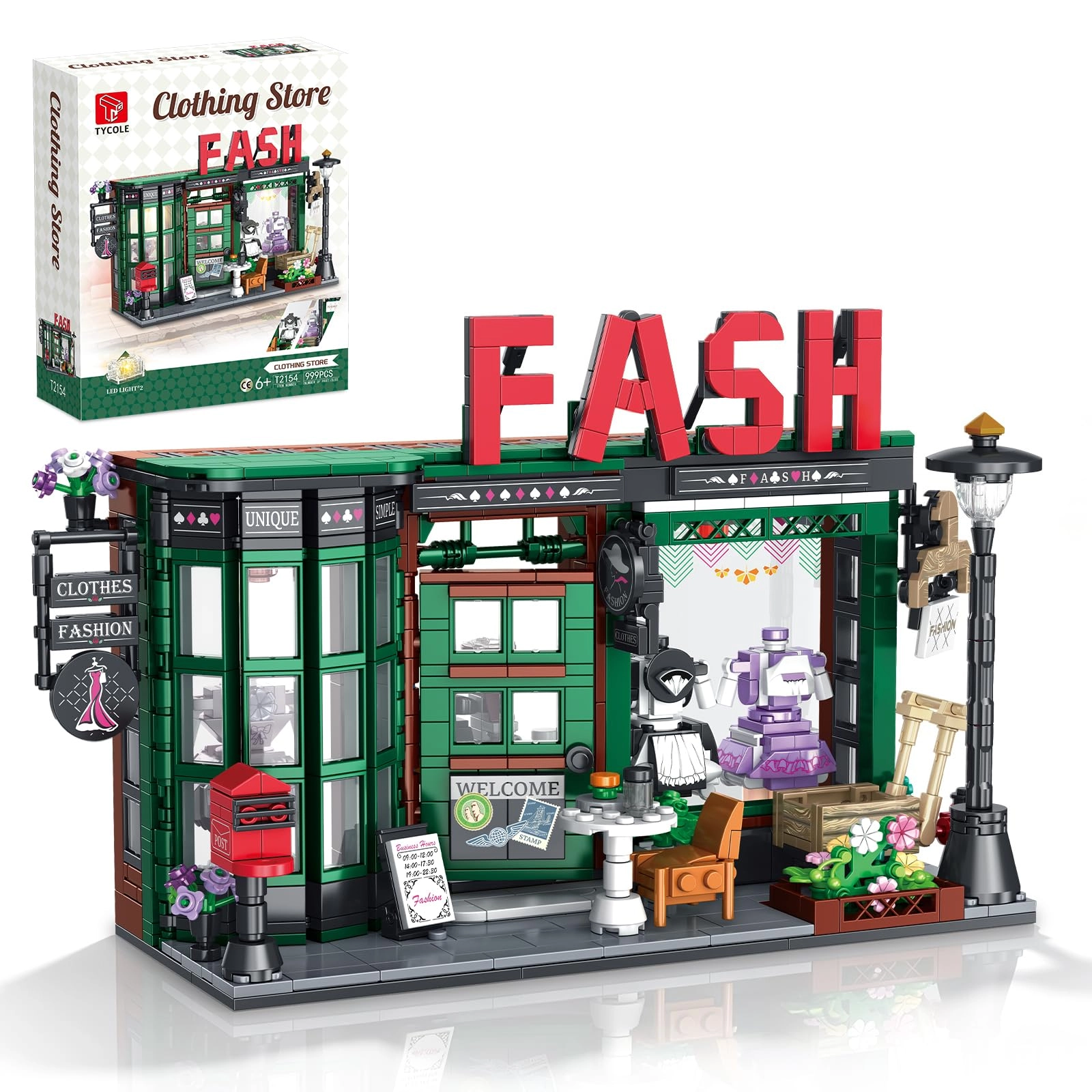 Shantou Taigaole Technology Co. , Ltd. Vintage Fashion Shop Kit - Architecture 999 pcs