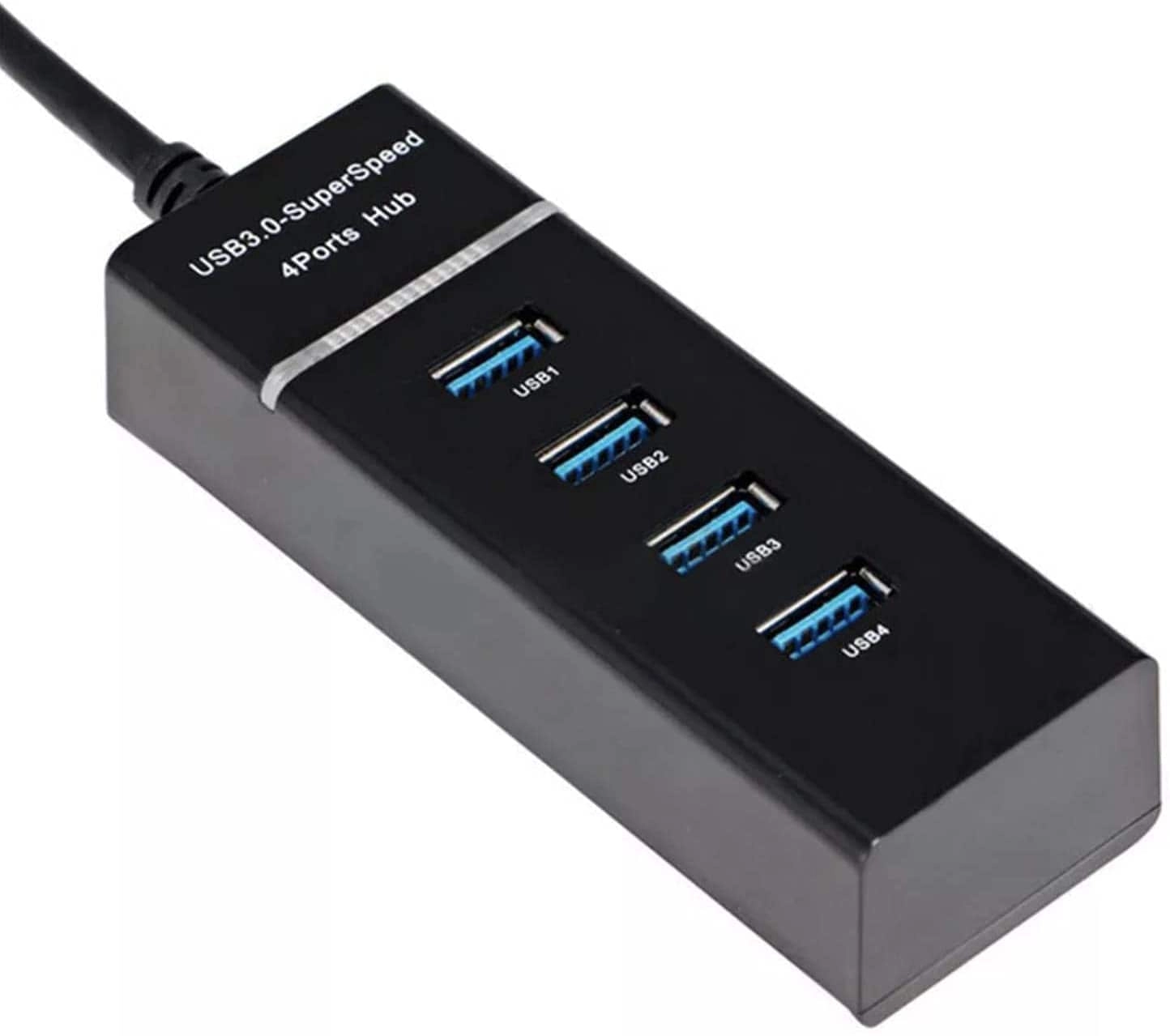 USB 4 Ports HUB - LED 5Gbps Portable