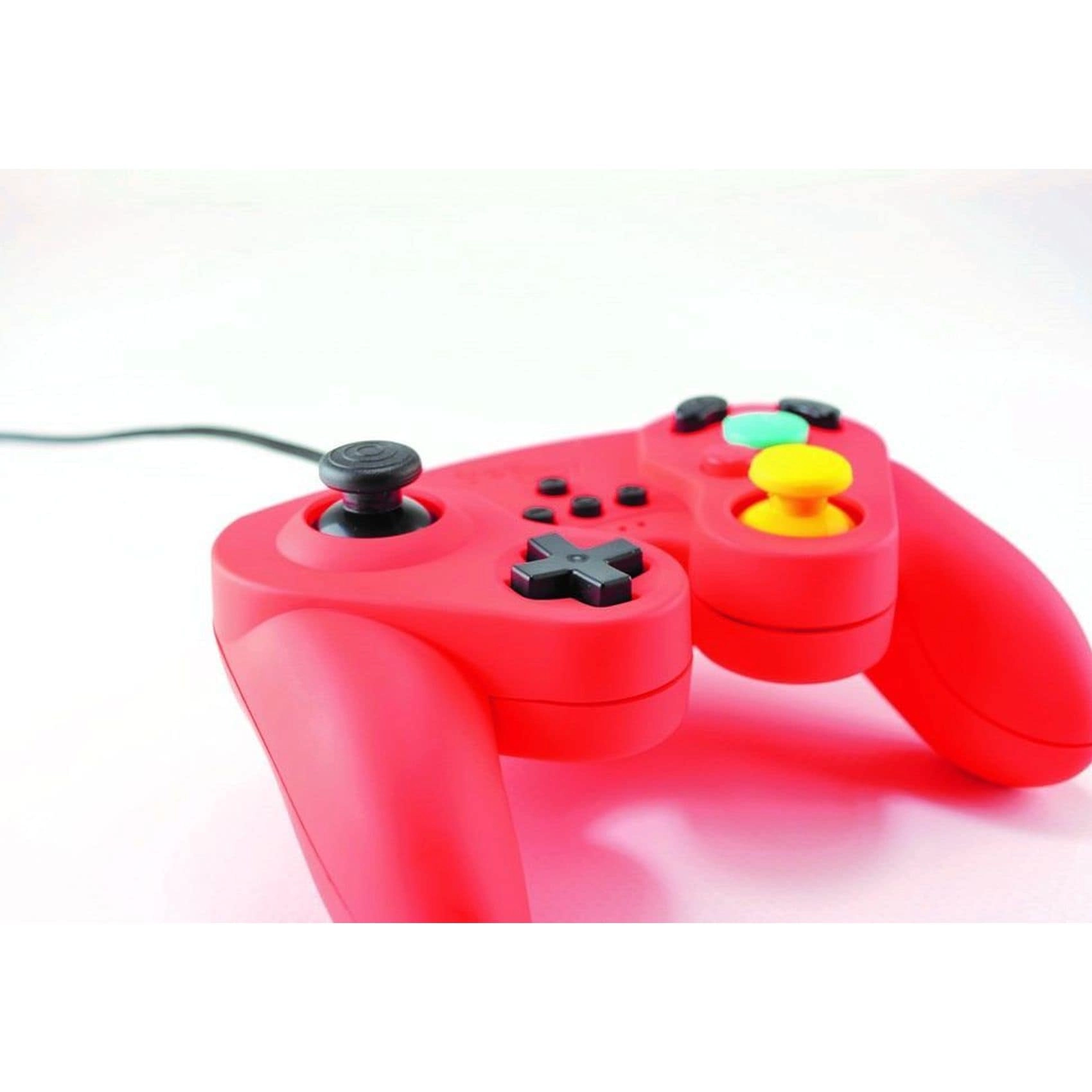 Wired Retro Gaming Pad - Red Nintendo Switch