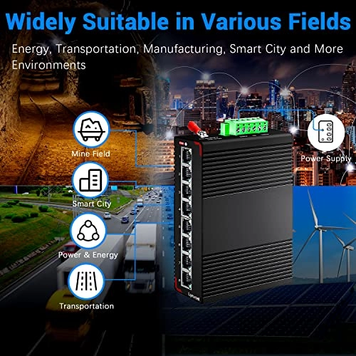 8 Port PoE Gigabit Switch 8-Ports