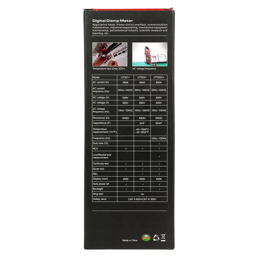 Digital Clamp Meter - 400A 2000 count display