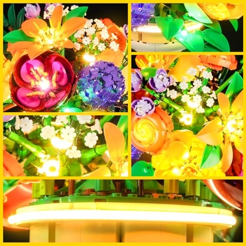 Light Kit for LEGO 10345 Flower Arrangement - Plastic