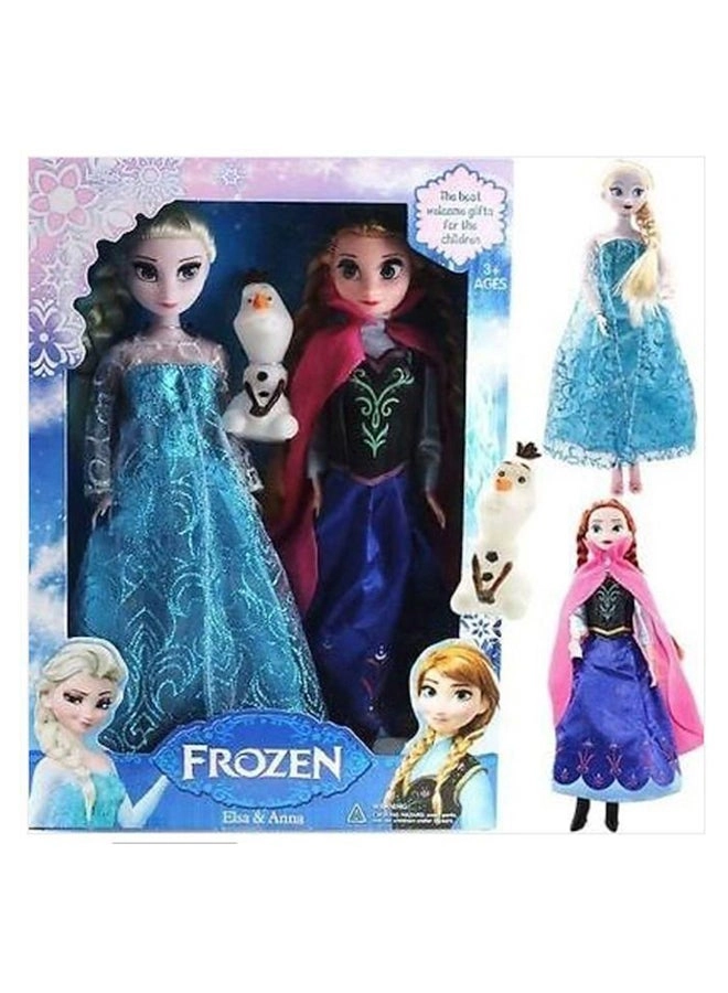 Generic Anna Fashion Doll + Elsa Fashion Doll
