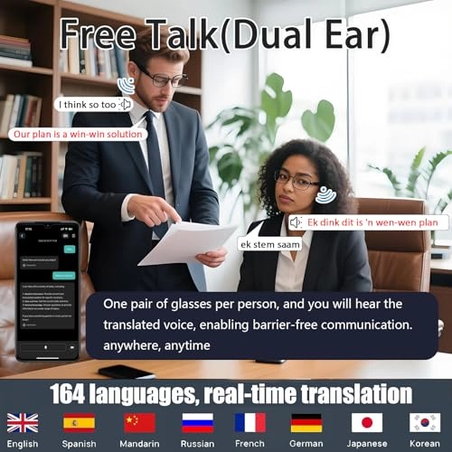 GS10 - AI Translator Bluetooth 164 Languages