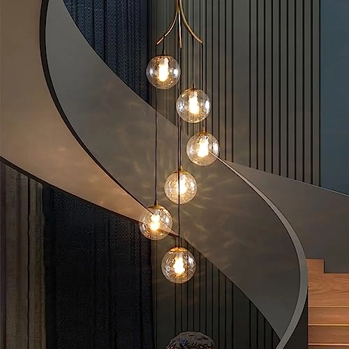 Modern Round Sphere Chandelier - Dimmable