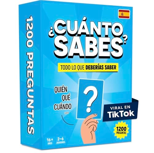 How Much Do You Know?: 1200 Questions - Trivia Card Game (Spanish)