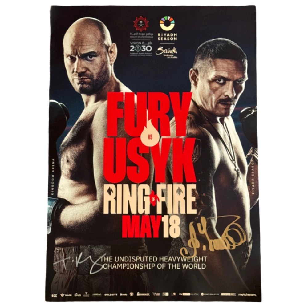 BOOTROOM COLLECTION Fury Vs Usyk Ring Of Fire
