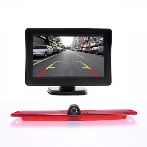 Reversing Camera + LCD Colour Display Monitor - Night vision AHD video signal or CVBS signal 1280 x 720 pixels