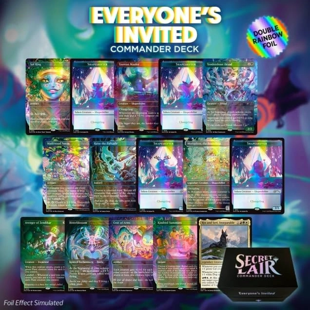 Secret Lair Commander Deck: Everyone's Invited - 100pcs