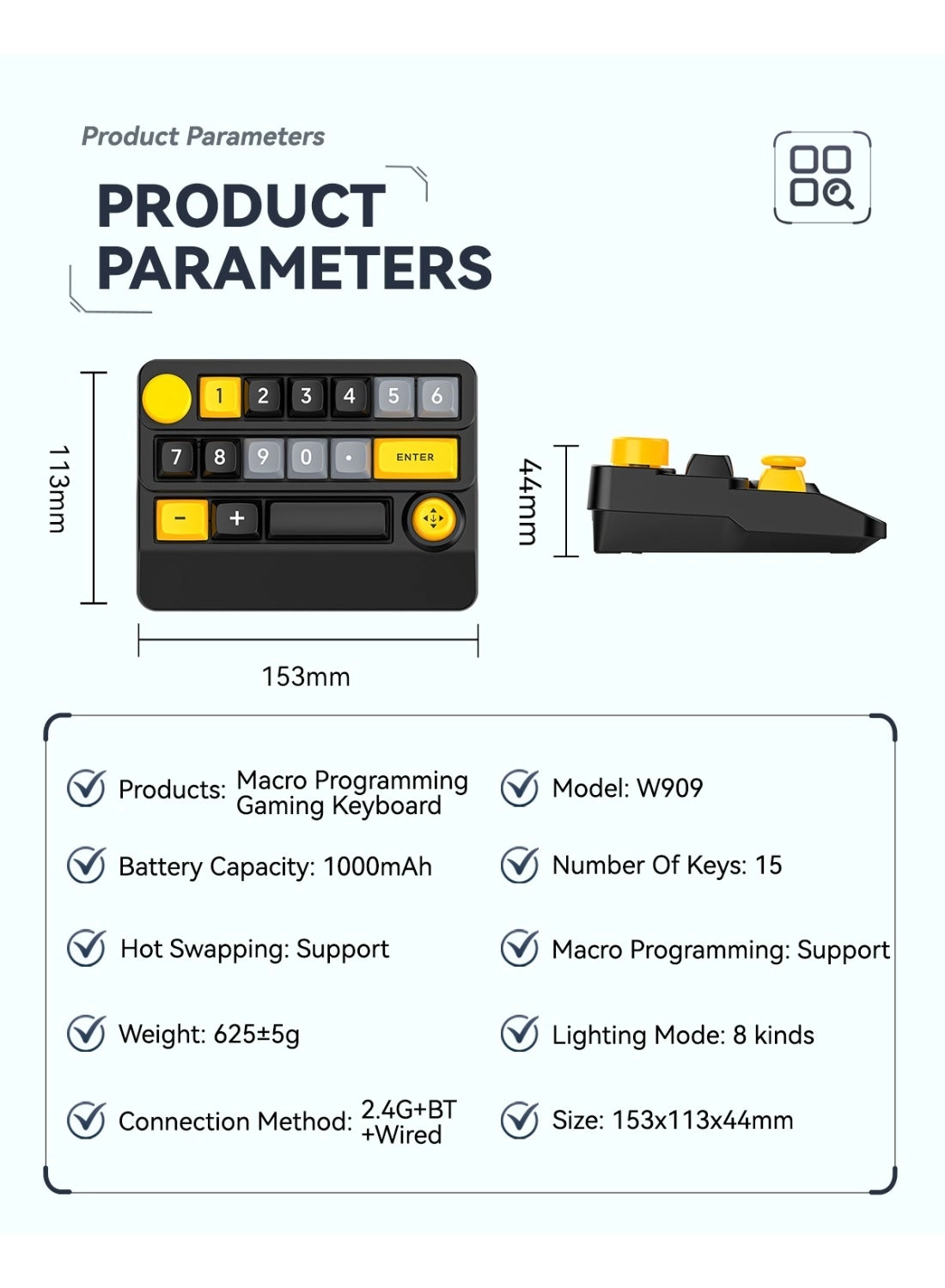 Fashionable Business Office Tablet Keyboard - Wireless