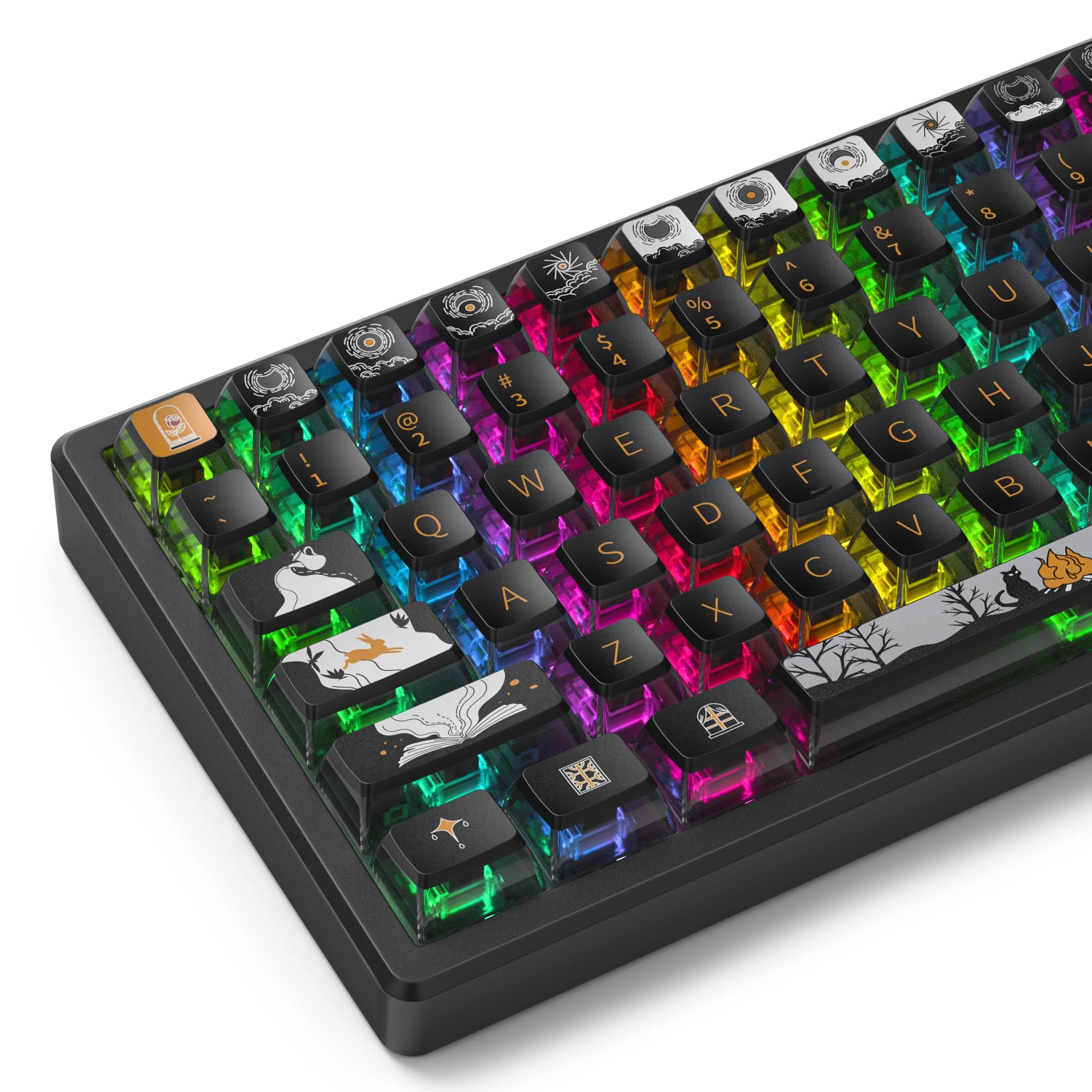 Mosptnspg Double-Shot Key Cap Set - 118 Keys