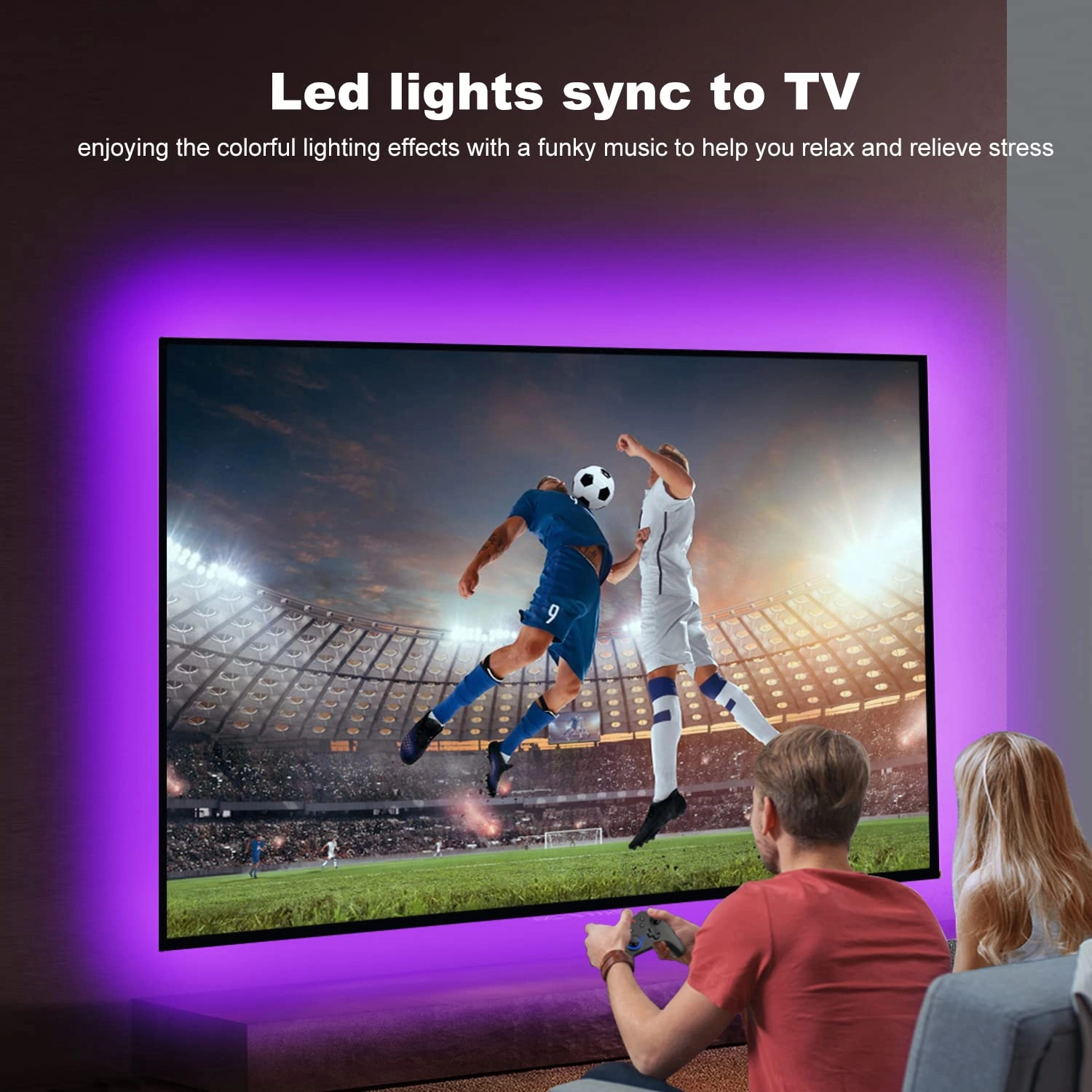LED Lights for TV - 15ft
