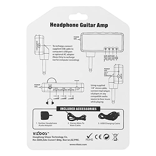 Vitoos - Mini Headphone Amp Battery Powered
