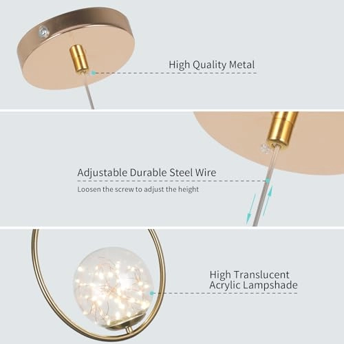 Gypsophila Pendant Light - Max 100cm