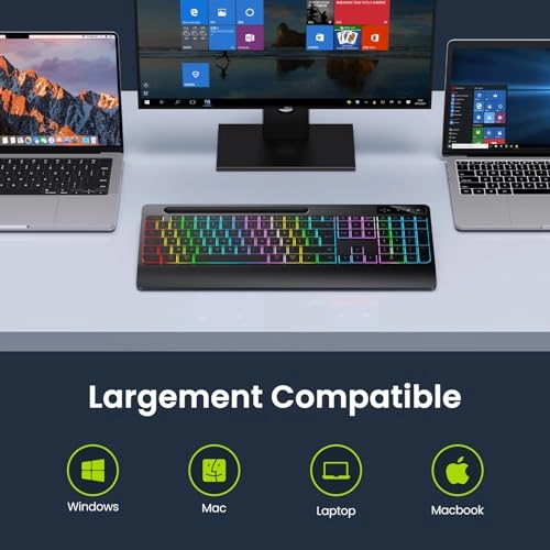 Backlight Keyboard - FR Wireless