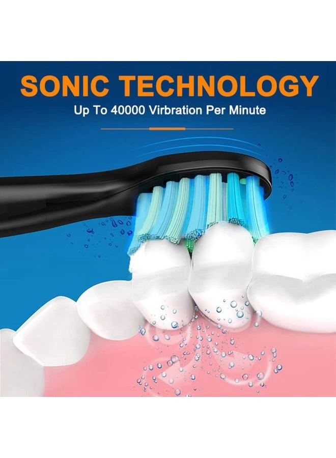 Replacement Brush Heads - 5 x black