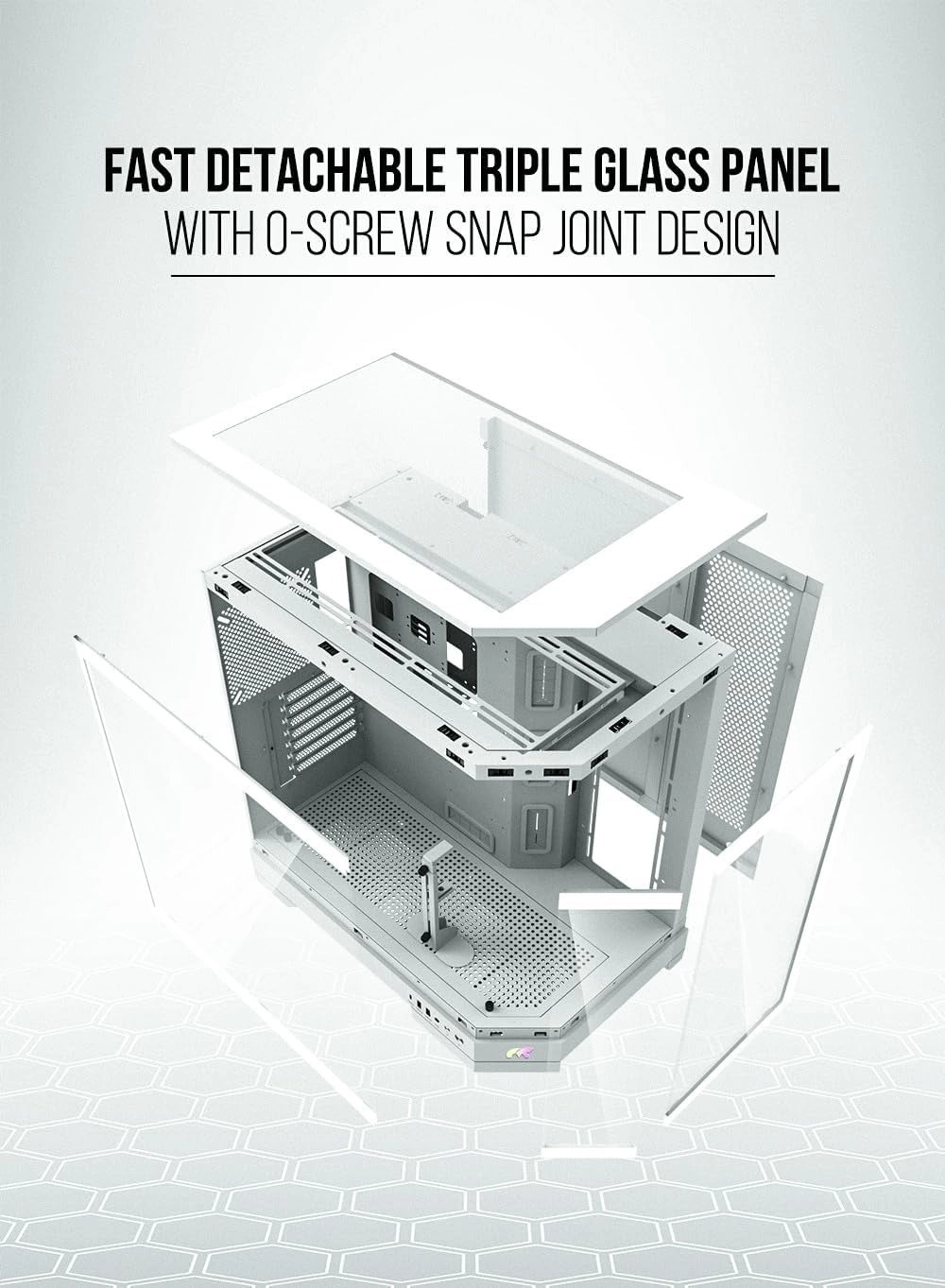 PRISM - Triple Glass Panel Mid Tower